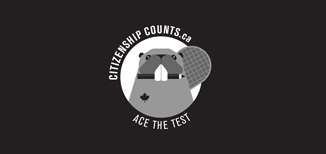 Logo of CitizenshipCounts in light gray and white on black background