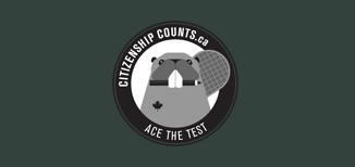 Logo of CitizenshipCounts in light gray and white on gray background