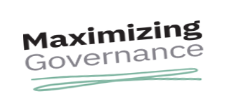 Logo of Maximizing Governance stretched and rotated