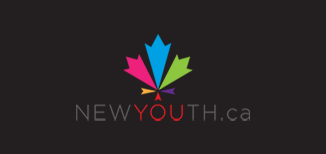 Logo of NewYouth on black background