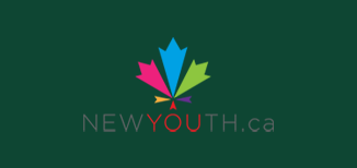 Logo of NewYouth on green background