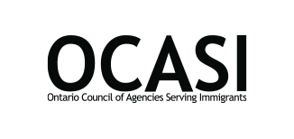 Logo of OCASI in black on white background