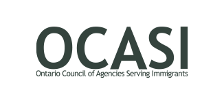 Logo of OCASI in gray on white background