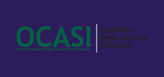 Logo of OrgWise on blue background