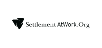 Logo of SettlementAtWork in black on white background