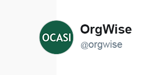 Symbol of OrgWise on green background